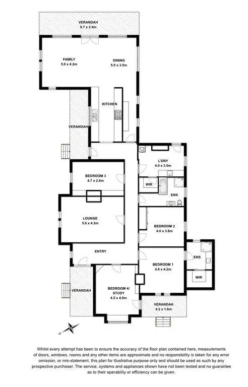Floorplan of Homely house listing, 61 Bay Road, Mount Gambier SA 5290