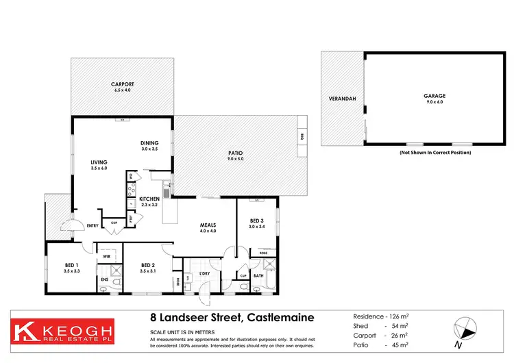 Floorplan of Homely house listing, 8 Landseer Street, Castlemaine VIC 3450