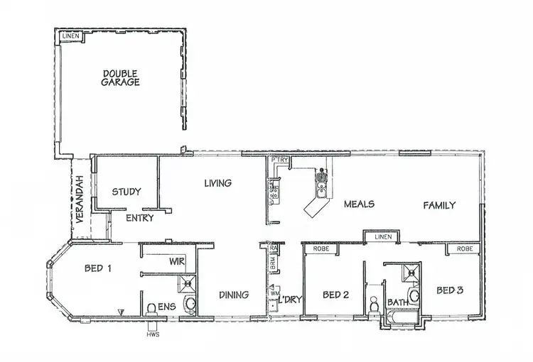 Floorplan of Homely house listing, 37 CAROL STREET, Castlemaine VIC 3450