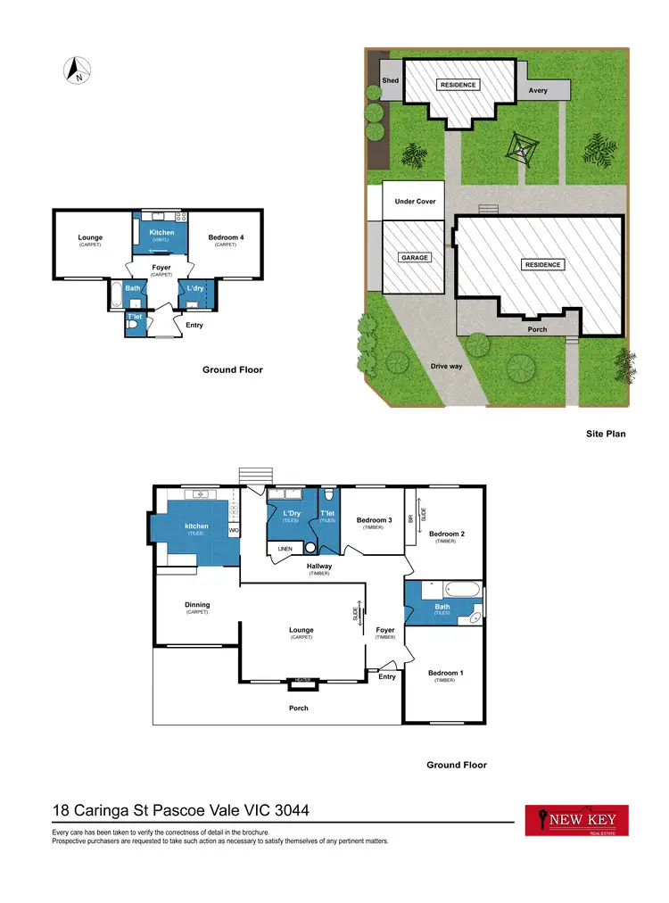 Floorplan of Homely house listing, 18 Caringa Street, Pascoe Vale VIC 3044