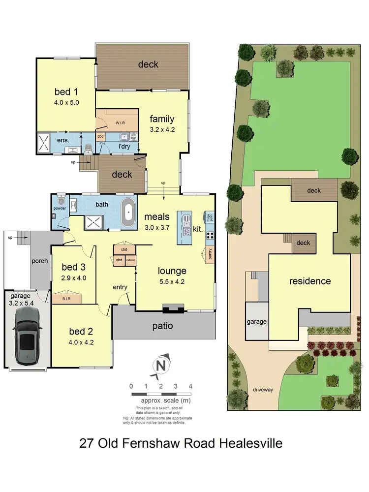 Floorplan of Homely house listing, 27 Old Fernshaw Road, Healesville VIC 3777