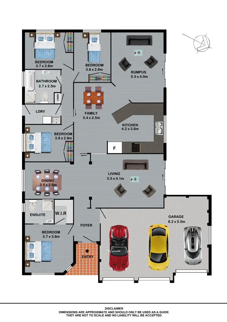Floorplan of Homely house listing, 55 Patya Circuit, Kellyville NSW 2155