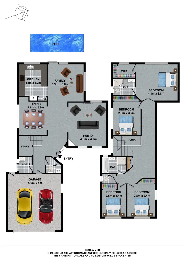 Floorplan of Homely house listing, 27 Mansfield Way, Kellyville NSW 2155