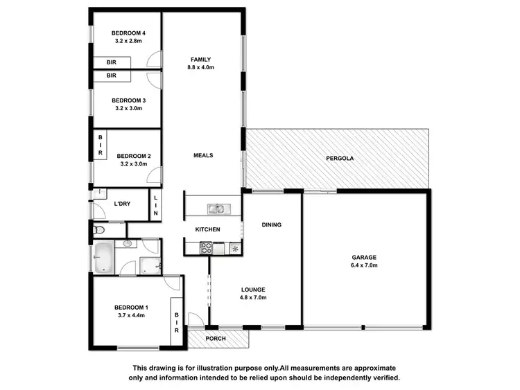 Floorplan of Homely house listing, 77 CROUCH STREET NORTH, Mount Gambier SA 5290