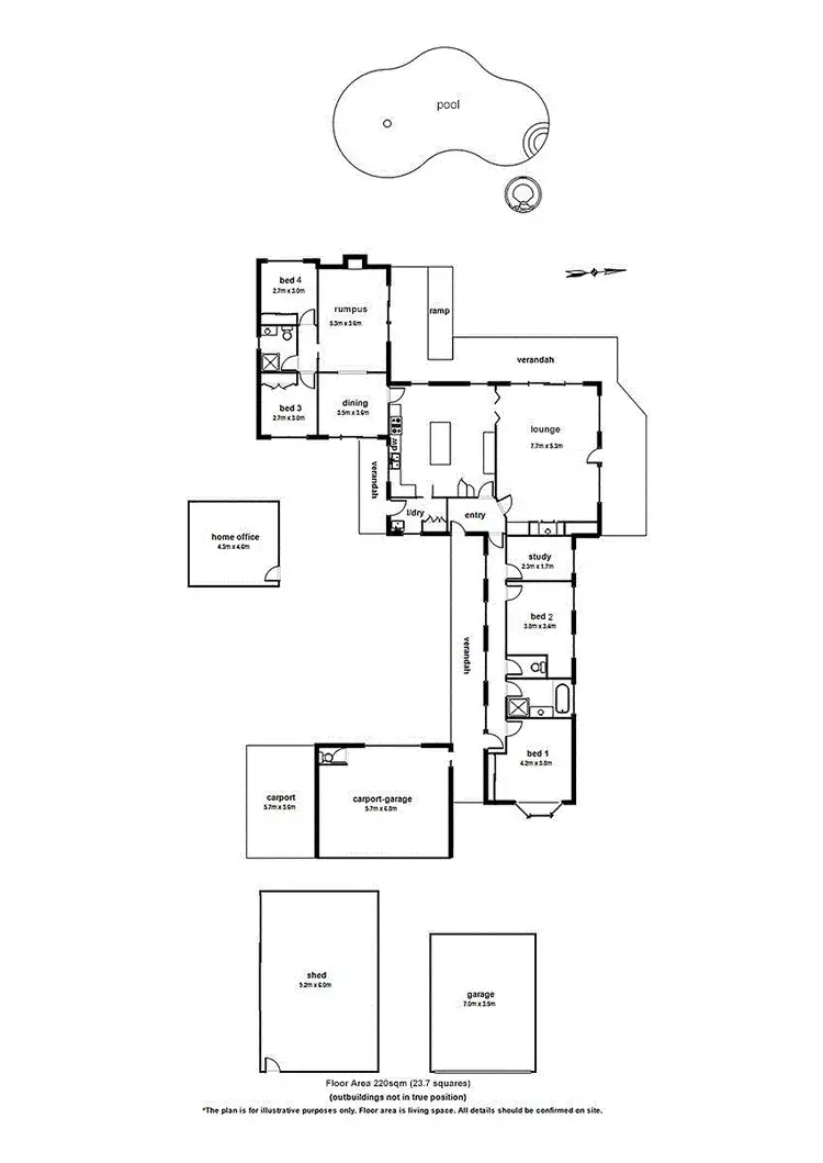 Floorplan of Homely house listing, 10 Sugarloaf Road, Beaconsfield Upper VIC 3808