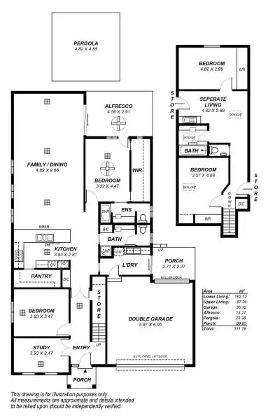 Floorplan of Homely house listing, 21 Nicholas Paech Drive, Hahndorf SA 5245
