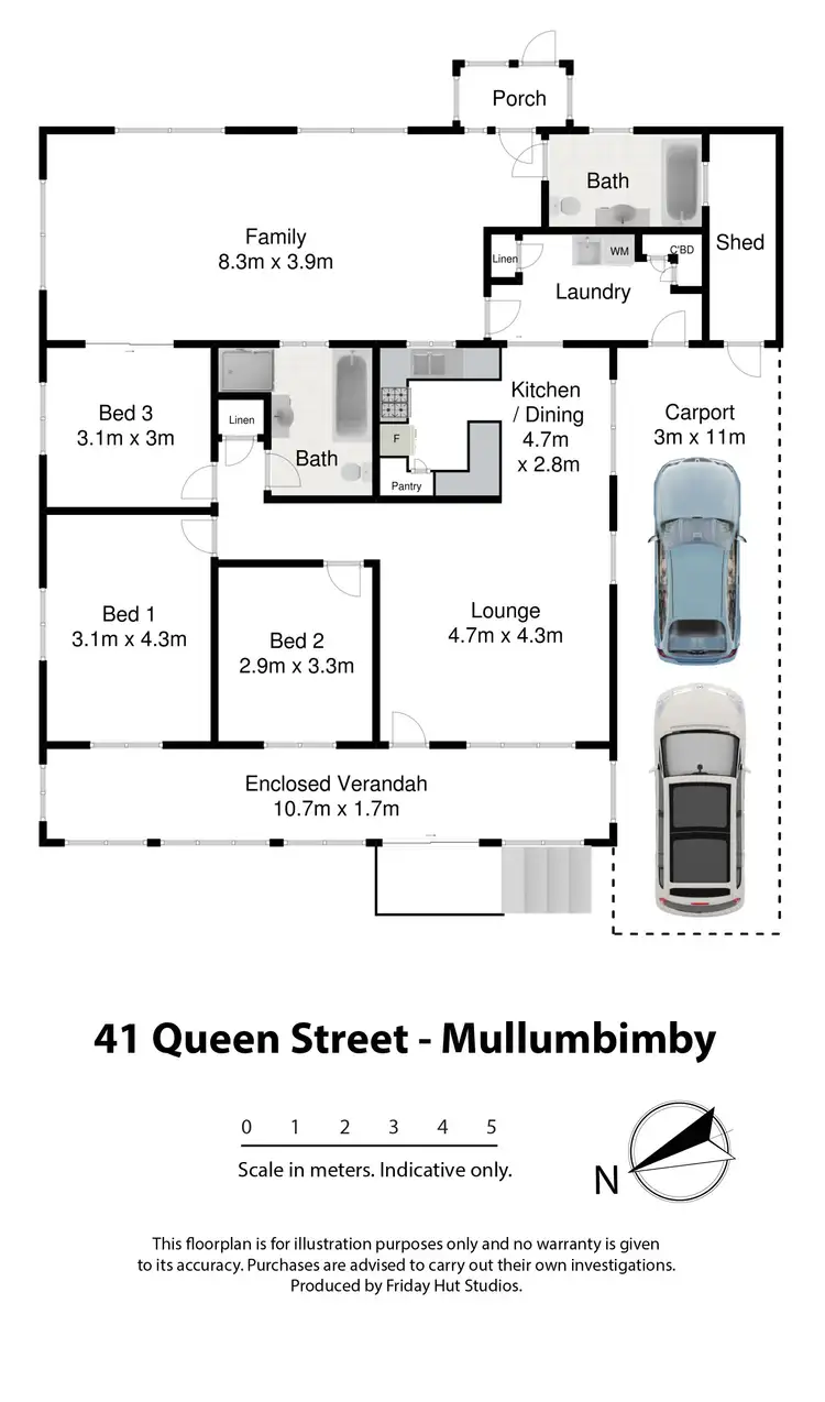 Floorplan of Homely house listing, 41 Queen Street, Mullumbimby NSW 2482