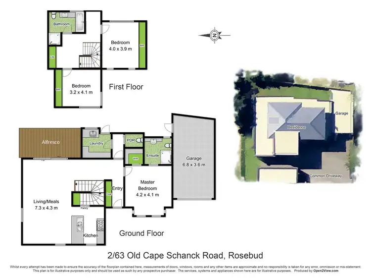 Floorplan of Homely house listing, 2/63 Old Cape Schanck Road, Rosebud VIC 3939