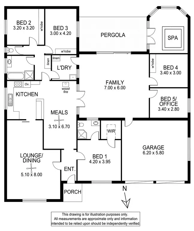 Floorplan of Homely house listing, 22 Lorikeet Street, Mount Gambier SA 5290