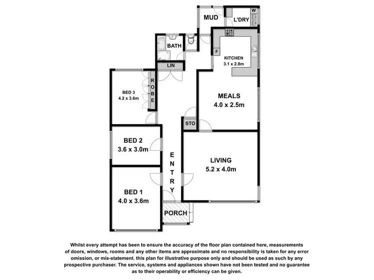 Floorplan of Homely house listing, 6 Patterson, Warrnambool VIC 3280