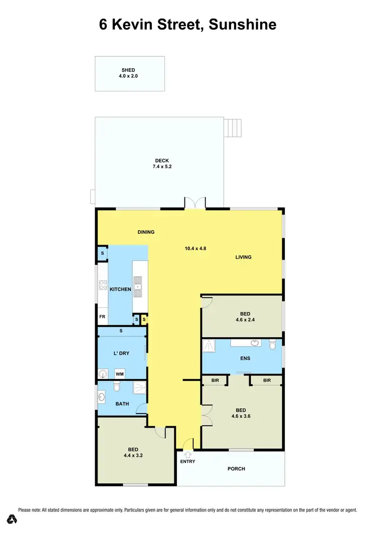 Floorplan of Homely house listing, 6 Kevin Street, Sunshine VIC 3020