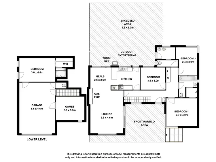 Floorplan of Homely house listing, 4 Corcoran Terrace, Millicent SA 5280