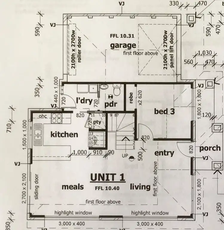 Floorplan of Homely townhouse listing, 1/281 Glengala Road, Sunshine West VIC 3020