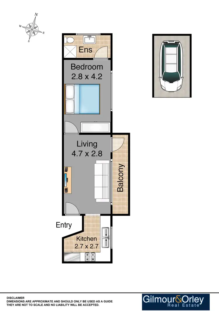 Floorplan of Homely unit listing, 6/81 Anzac Avenue, West Ryde NSW 2114