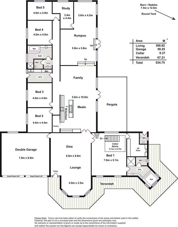 Floorplan of Homely rural property listing, 4 Reservoir Road, Lobethal SA 5241