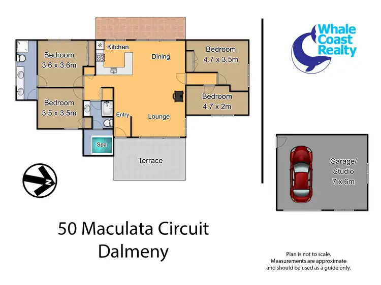 Floorplan of Homely house listing, 50 Maculata Circuit, Dalmeny NSW 2546