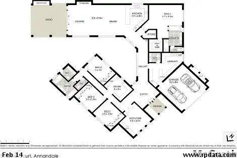 Floorplan of Homely house listing, 5 Neale Court, Annandale QLD 4814