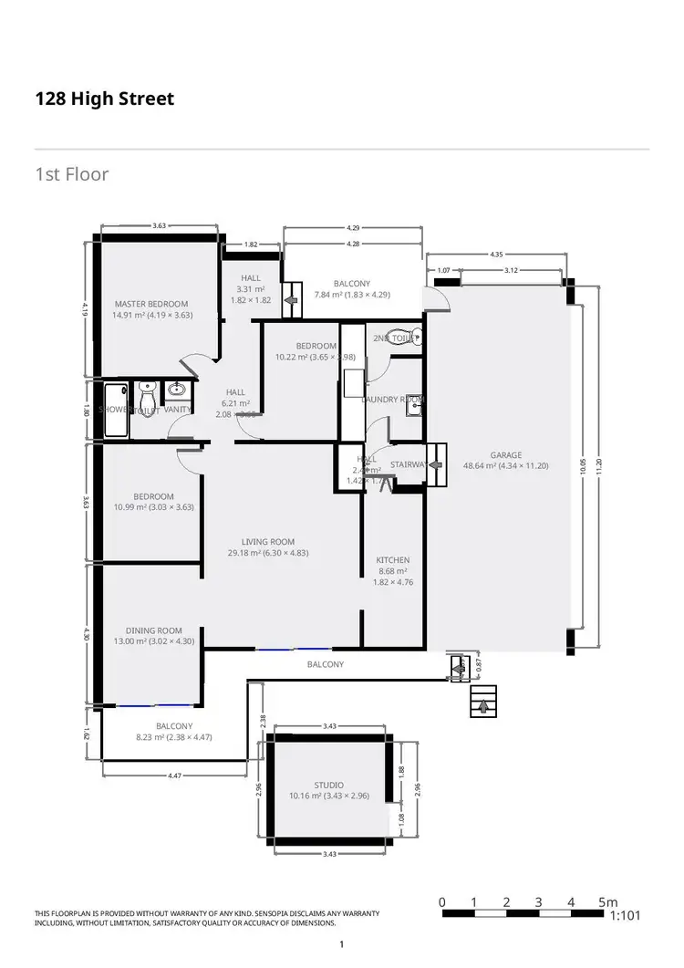 Floorplan of Homely house listing, 128 High Street, Lismore Heights NSW 2480