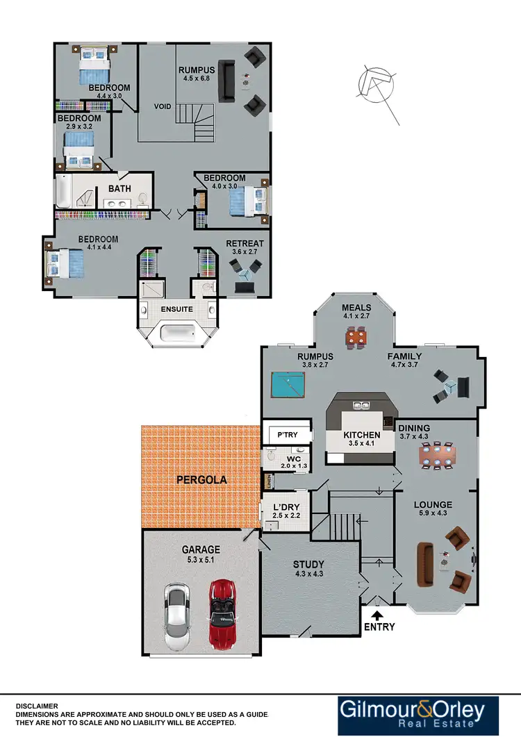 Floorplan of Homely house listing, 9 York Road, Kellyville NSW 2155