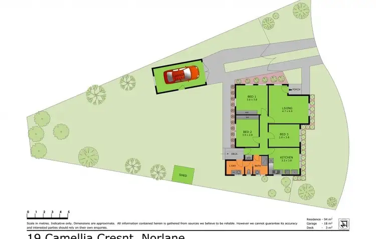 Floorplan of Homely house listing, 19 Camellia Crescent, Norlane VIC 3214