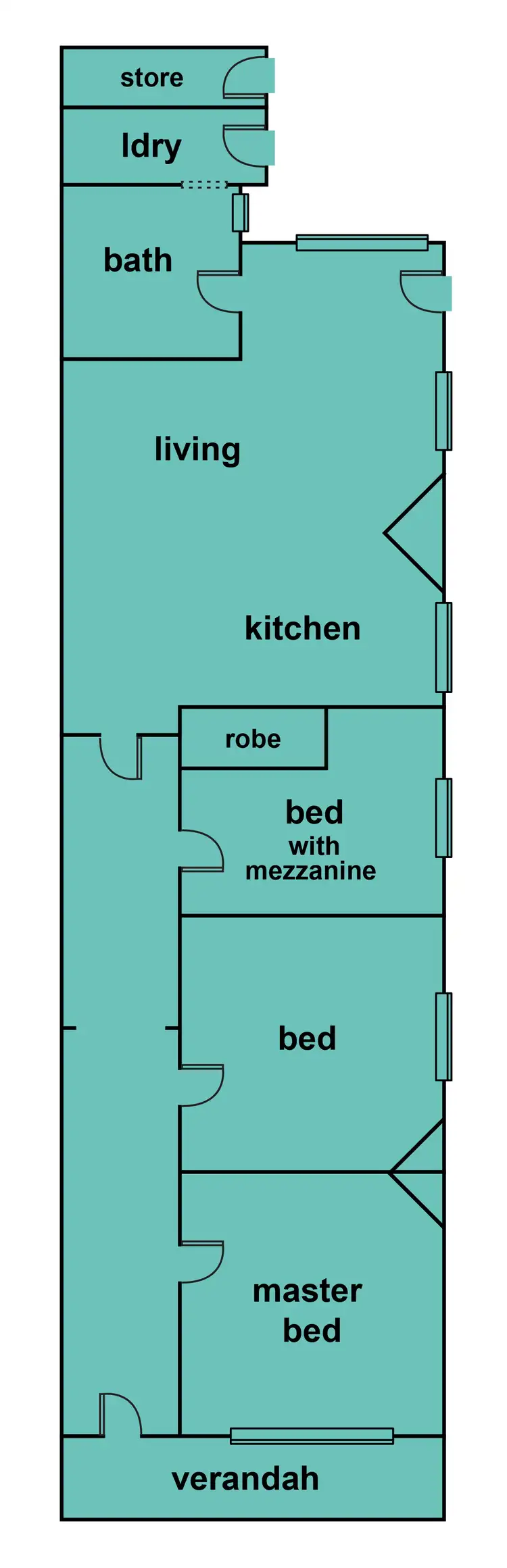 Floorplan of Homely house listing, 304 Urquhart Street, Ballarat Central VIC 3350