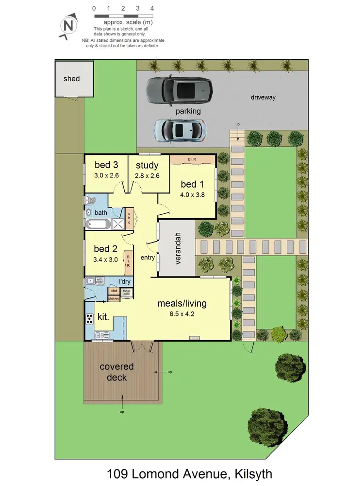 Floorplan of Homely house listing, 109 Lomond Avenue, Kilsyth VIC 3137