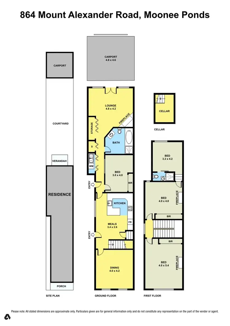 Floorplan of Homely house listing, 864 Mt Alexander Road, Moonee Ponds VIC 3039