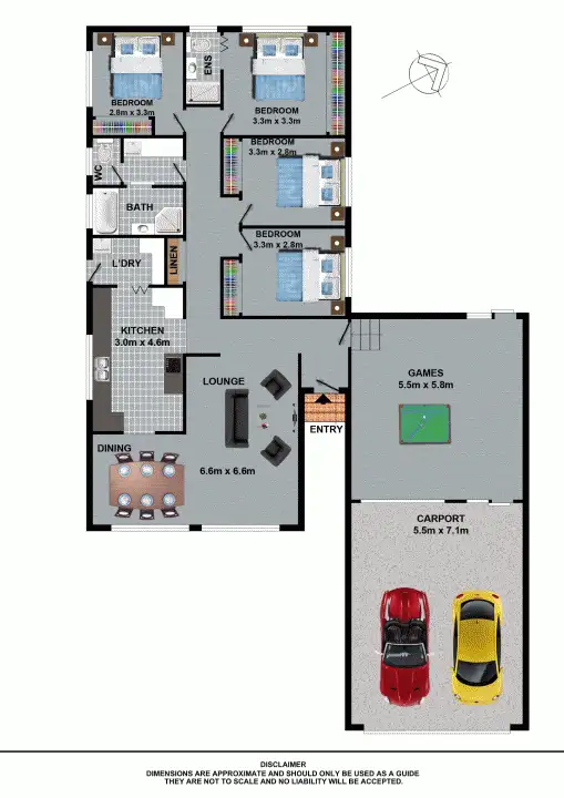 Floorplan of Homely house listing, 40 Acres Road, Kellyville NSW 2155