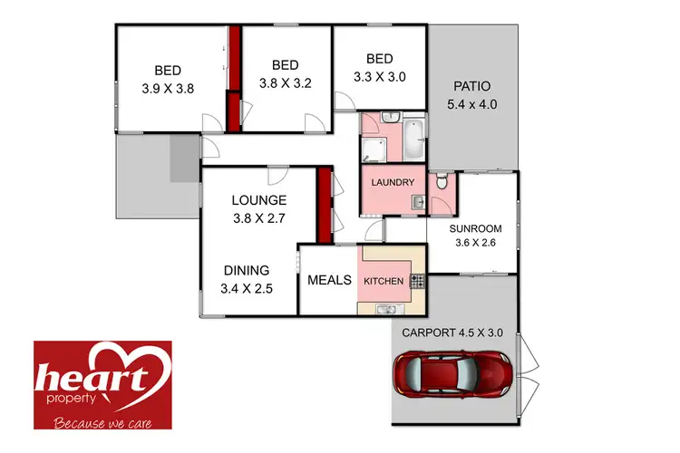 Floorplan of Homely house listing, 271 Raglan Street, Sale VIC 3850