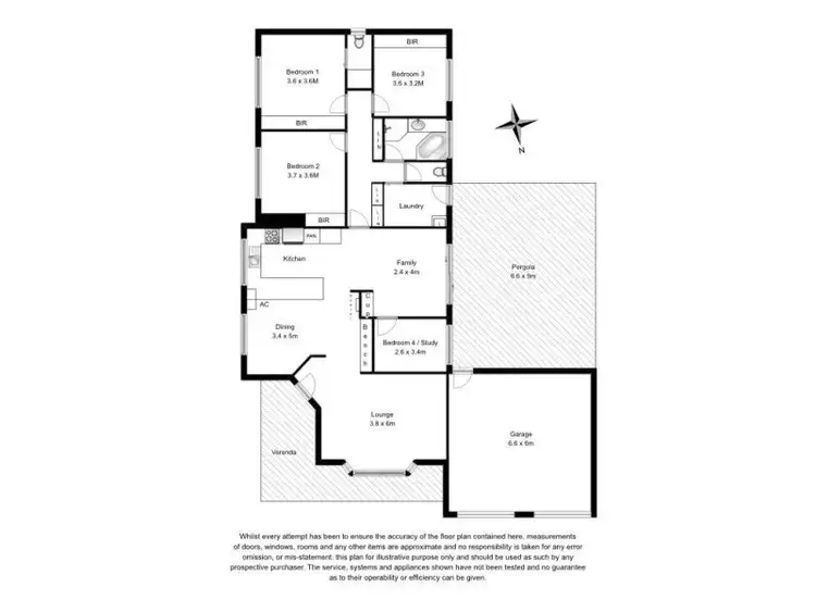 Floorplan of Homely house listing, 10 Bellshire Place, Mount Gambier SA 5290
