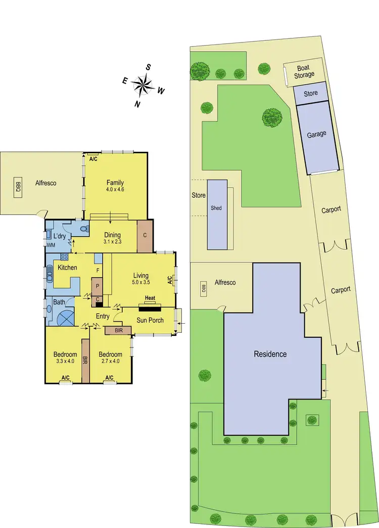 Floorplan of Homely house listing, 16 Pettitt Crescent, Norlane VIC 3214