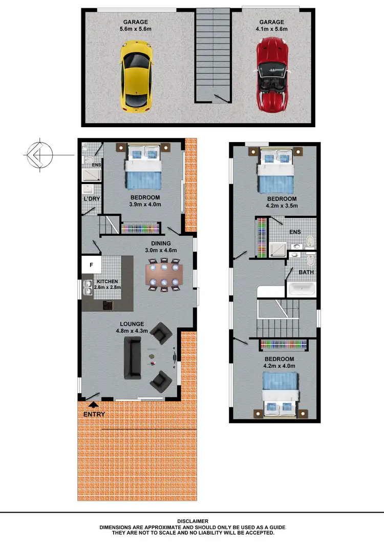 Floorplan of Homely townhouse listing, 12/40 Dobson Crescent, Baulkham Hills NSW 2153
