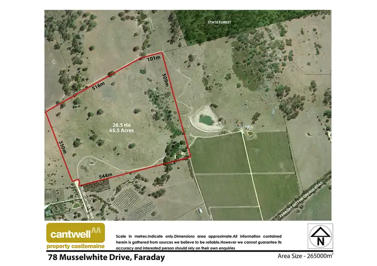 Floorplan of Homely rural property listing, 78 Musselwhite Drive, Faraday VIC 3451