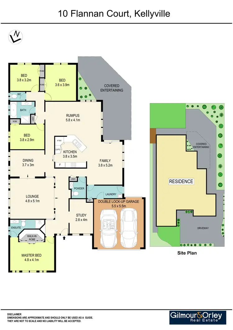 Floorplan of Homely house listing, 10 Flannan Court, Kellyville NSW 2155