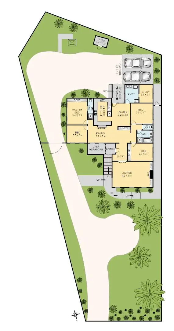 Floorplan of Homely house listing, 23 Caroline Street, Highton VIC 3216