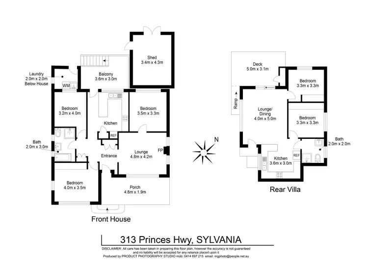Floorplan of Homely house listing, 313 Princes Highway, Sylvania NSW 2224