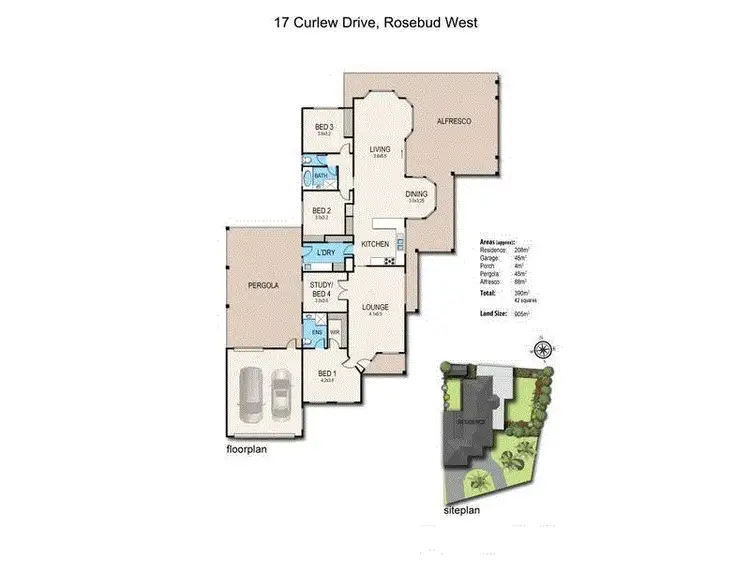 Floorplan of Homely house listing, 17 Curlew Drive, Capel Sound VIC 3940