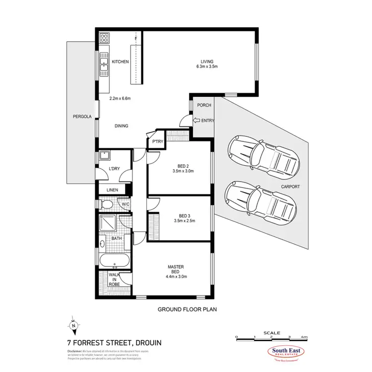 Floorplan of Homely house listing, 7 Forrest Street, Drouin VIC 3818