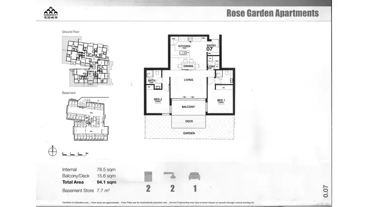 Floorplan of Homely apartment listing, 1/37-39 Rose Street, Box Hill VIC 3128