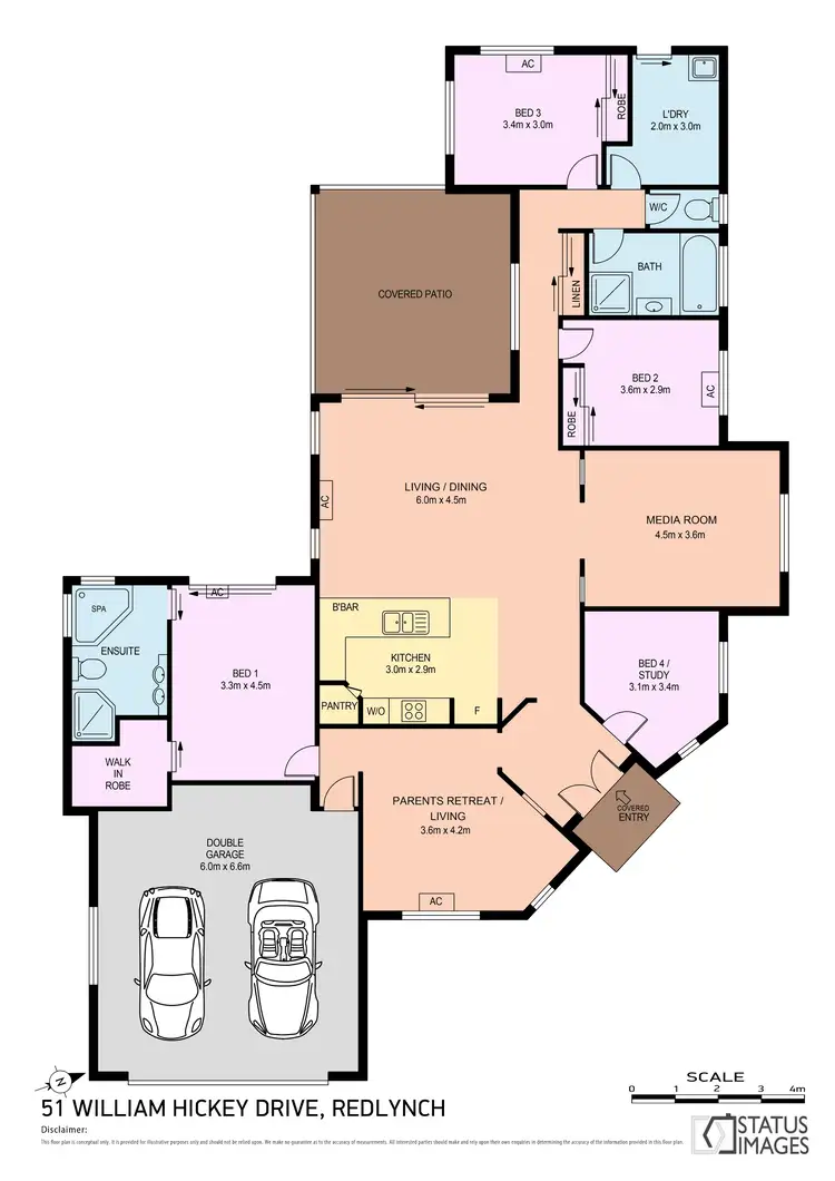 Floorplan of Homely house listing, 51 William Hickey Street, Redlynch QLD 4870