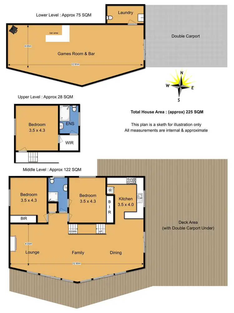 Floorplan of Homely house listing, 1 Murmuring Way, Goughs Bay VIC 3723