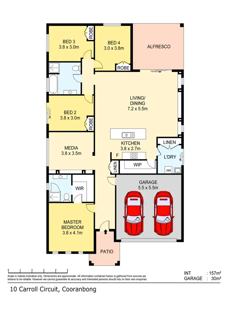Floorplan of Homely house listing, 10 Carroll Circuit, Cooranbong NSW 2265