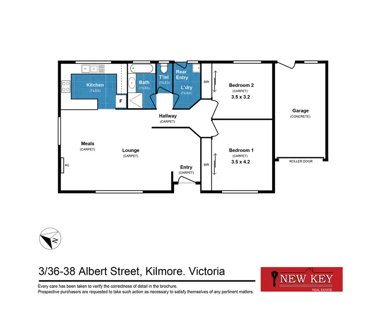 Floorplan of Homely unit listing, 3/36 Albert Street, Kilmore VIC 3764