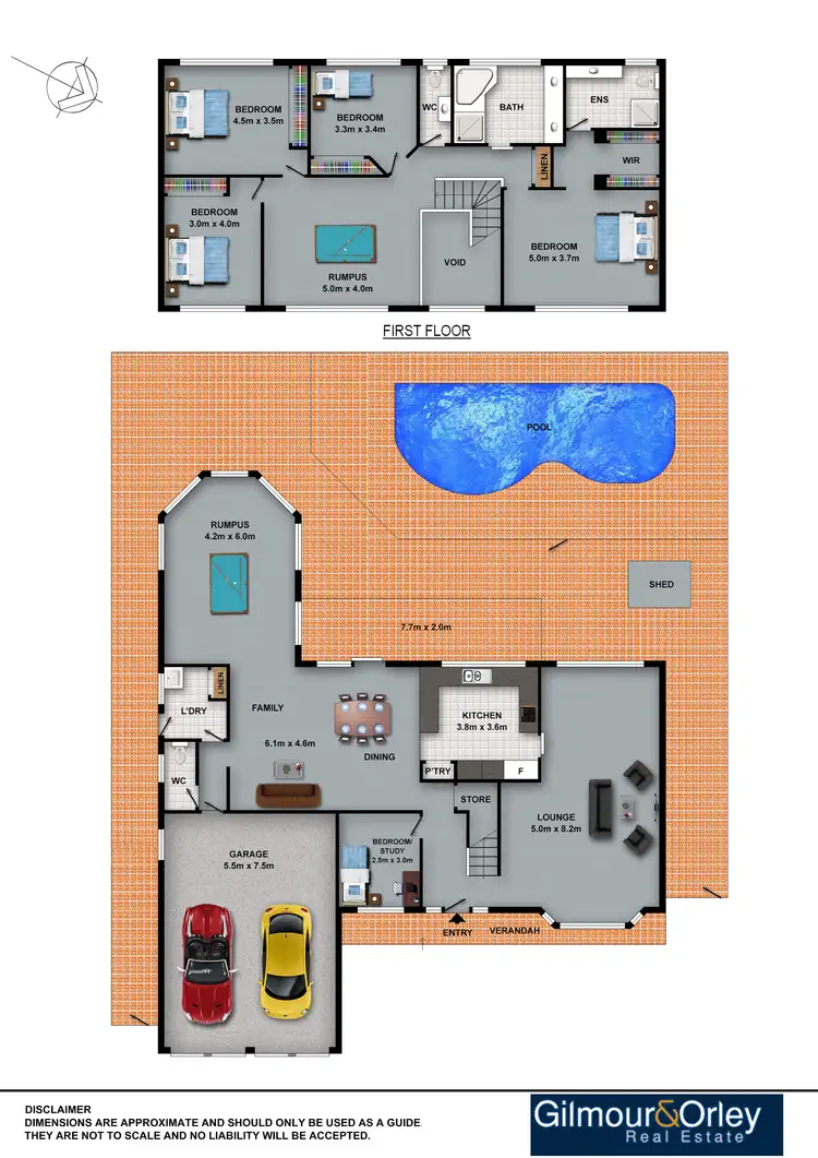 Floorplan of Homely house listing, 8 Crestview Avenue, Kellyville NSW 2155