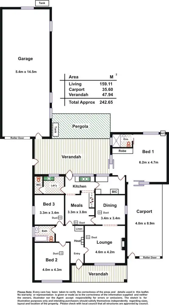 Floorplan of Homely house listing, 35 Ritchie Terrace, Marleston SA 5033