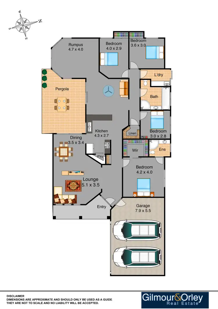 Floorplan of Homely house listing, 22 Meredith Avenue, Kellyville NSW 2155