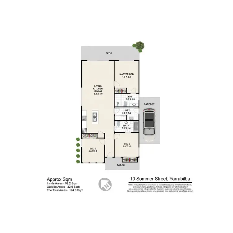 Floorplan of Homely house listing, 10 Sommer Street, Yarrabilba QLD 4207