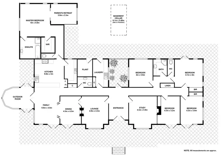 Floorplan of Homely rural property listing, 1152 Seymour-Avenel Road, Avenel VIC 3664