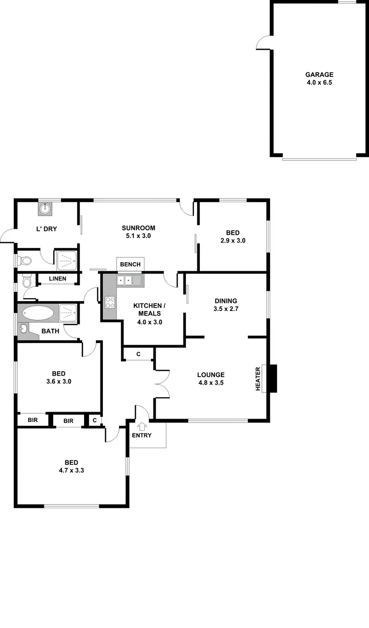 Floorplan of Homely house listing, 18 Gibson Street, Box Hill South VIC 3128