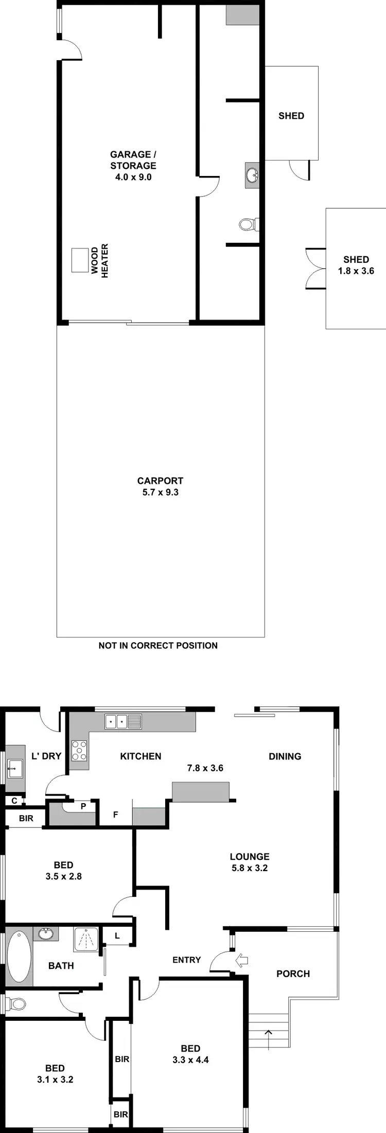 Floorplan of Homely house listing, 32 Boyana Crescent, Croydon VIC 3136